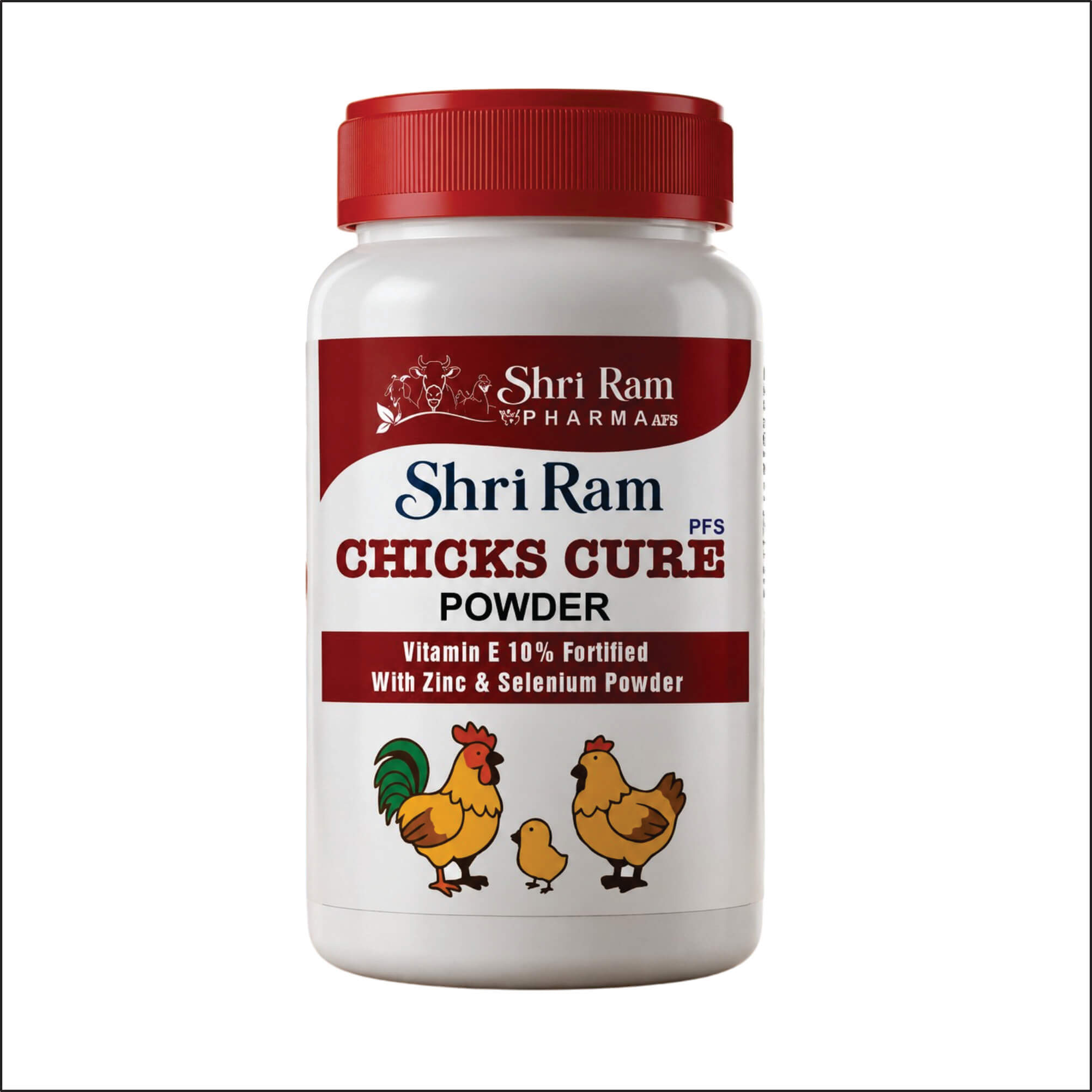 Chicks Cure Powder — Vitamin E 10% Fortified With Zinc & Selenium Powder